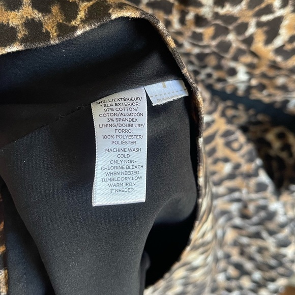 Ann Taylor LOFT Sleeveless Belted Midi Dress, Leopard Print, Size 8 - Picture 6 of 8